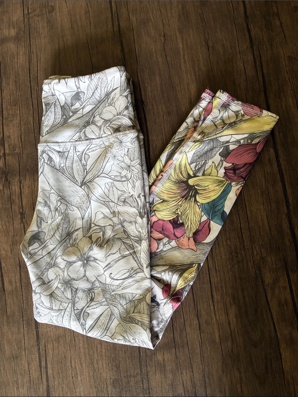Floral Print Athletic Leggings